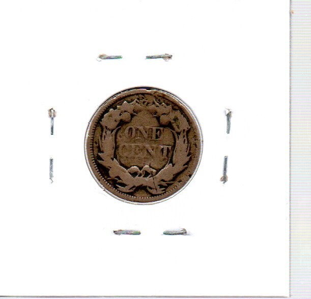 1857 Flying Eagle Cent "Actual Penny Pictured"