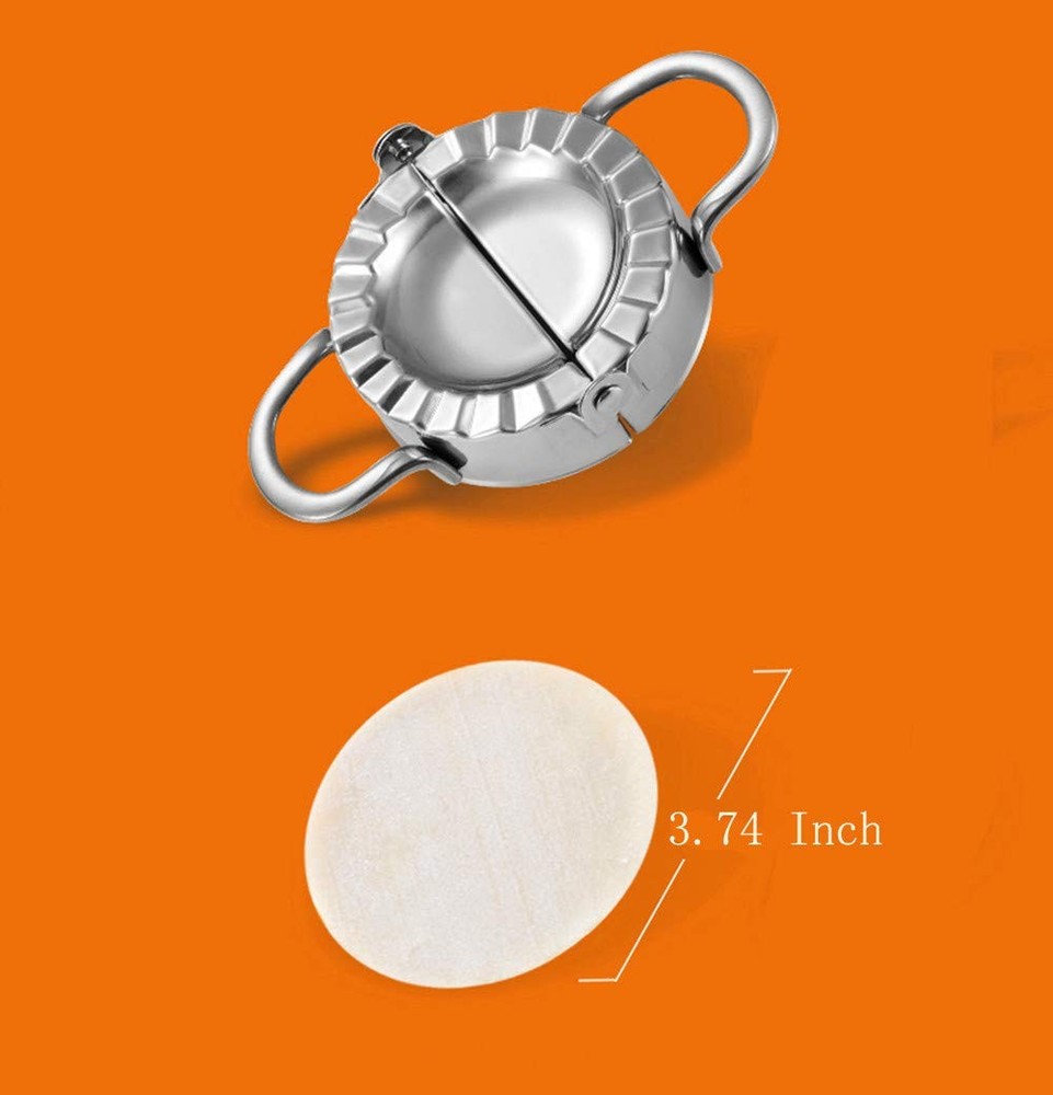 Dumpling Maker - Press/Stainless Steel Empanada Press/Pie Silver