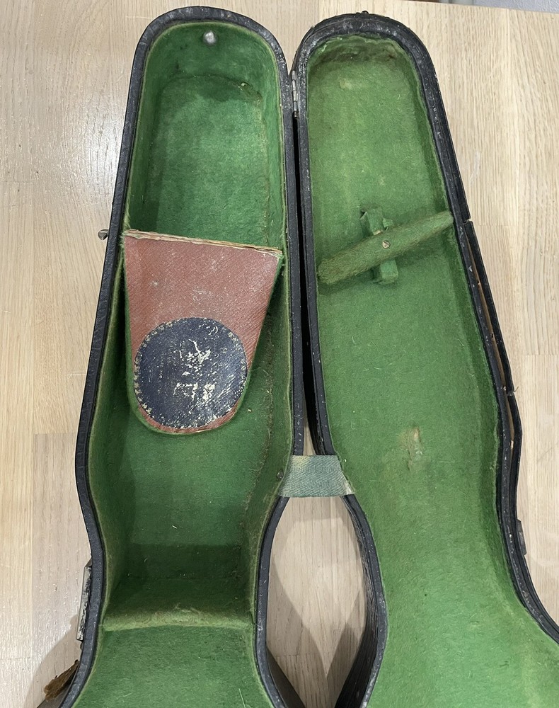 Old vintage violin case