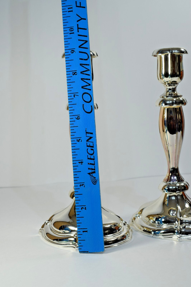 Pair Oneida Japan Silver Plated Candlestick Holders - Vintage