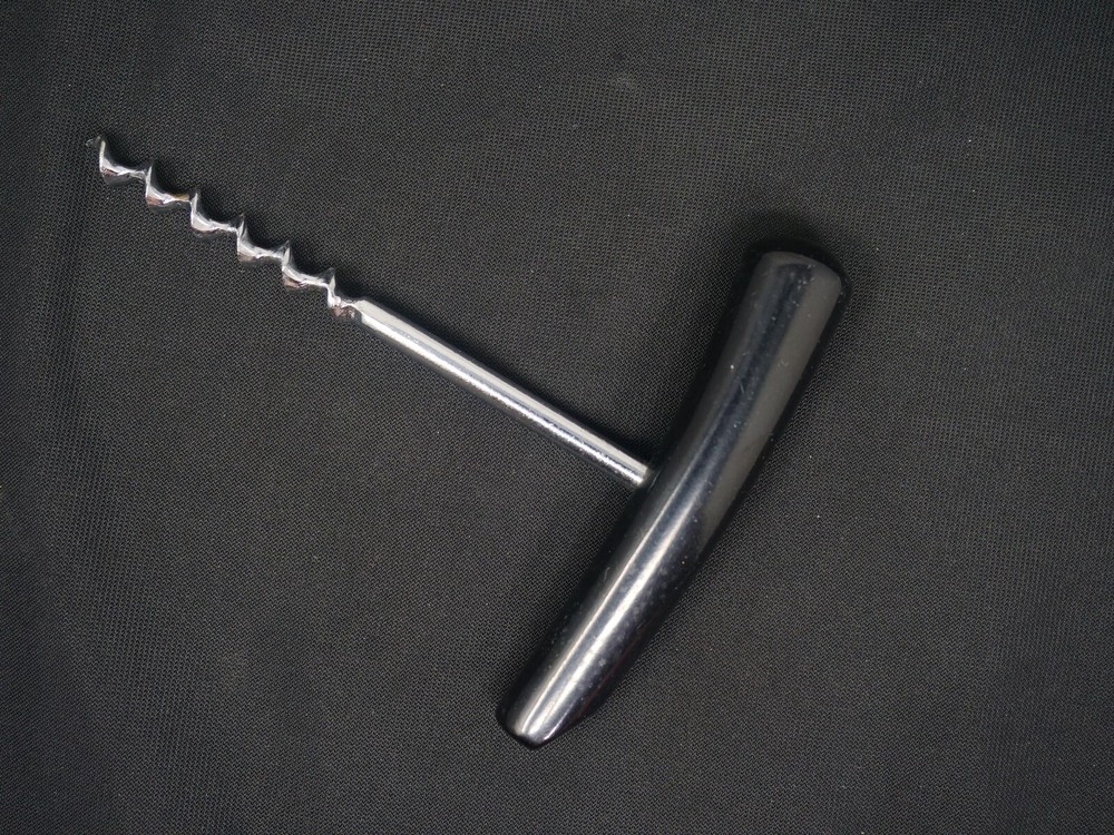 Vintage Black Bakelite Handle Corkscrew