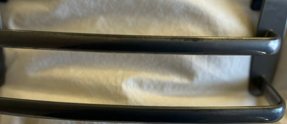 Small Silver Double Towel Hanger Size 10" Long