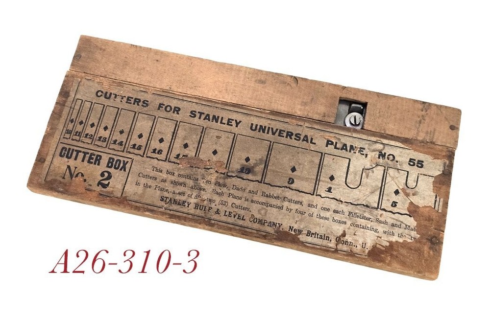 plane irons STANLEY TOOLS 55 CUTTERS #2 w box label