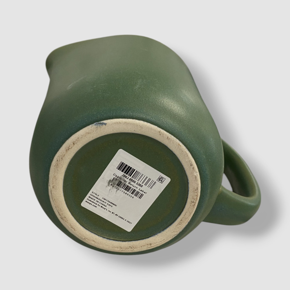 Oake Green Rustic Stoneware Pitcher