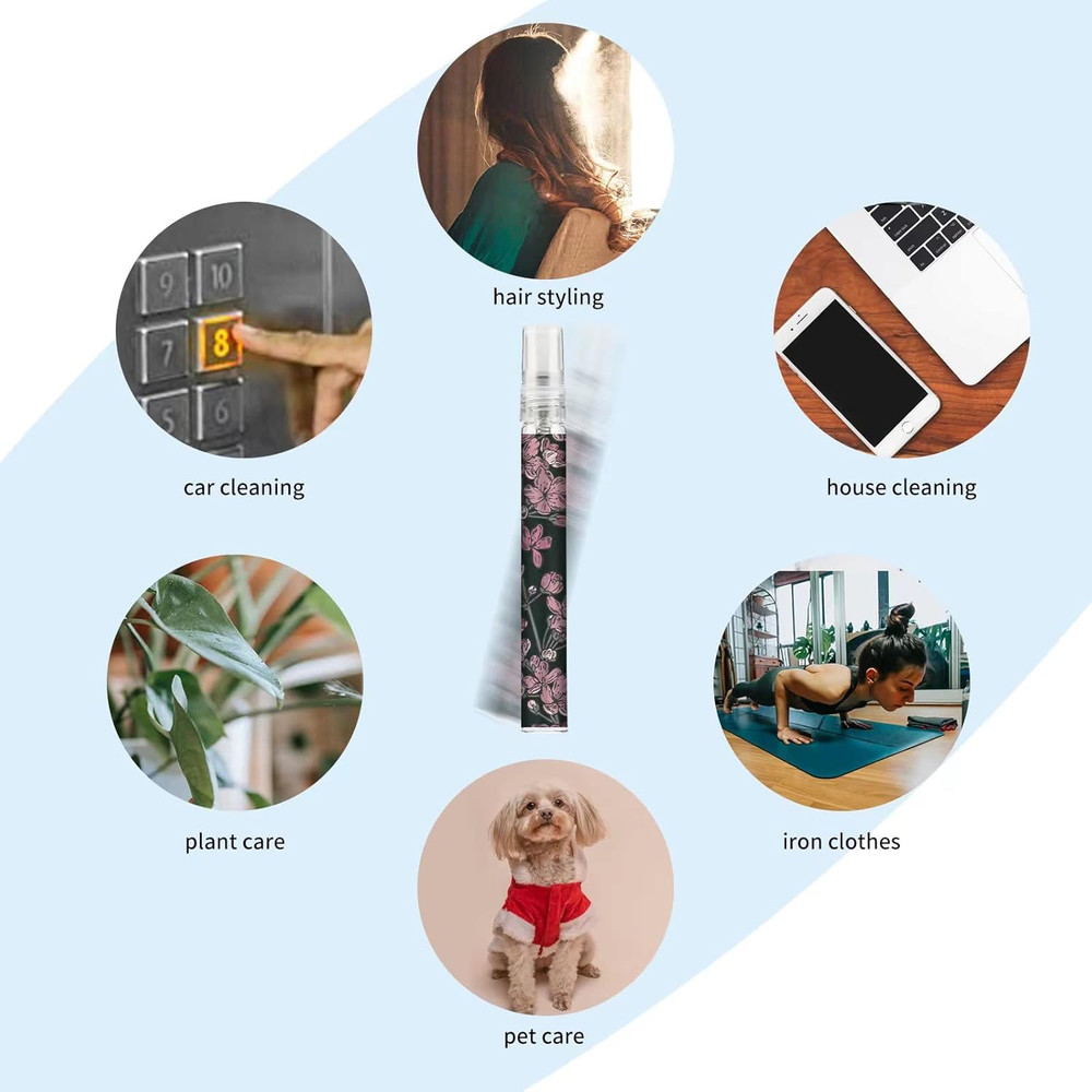 6 Pcs Portable Travel Refillable Perfume Atomizer Bottle,10Ml Perfume Atomiser