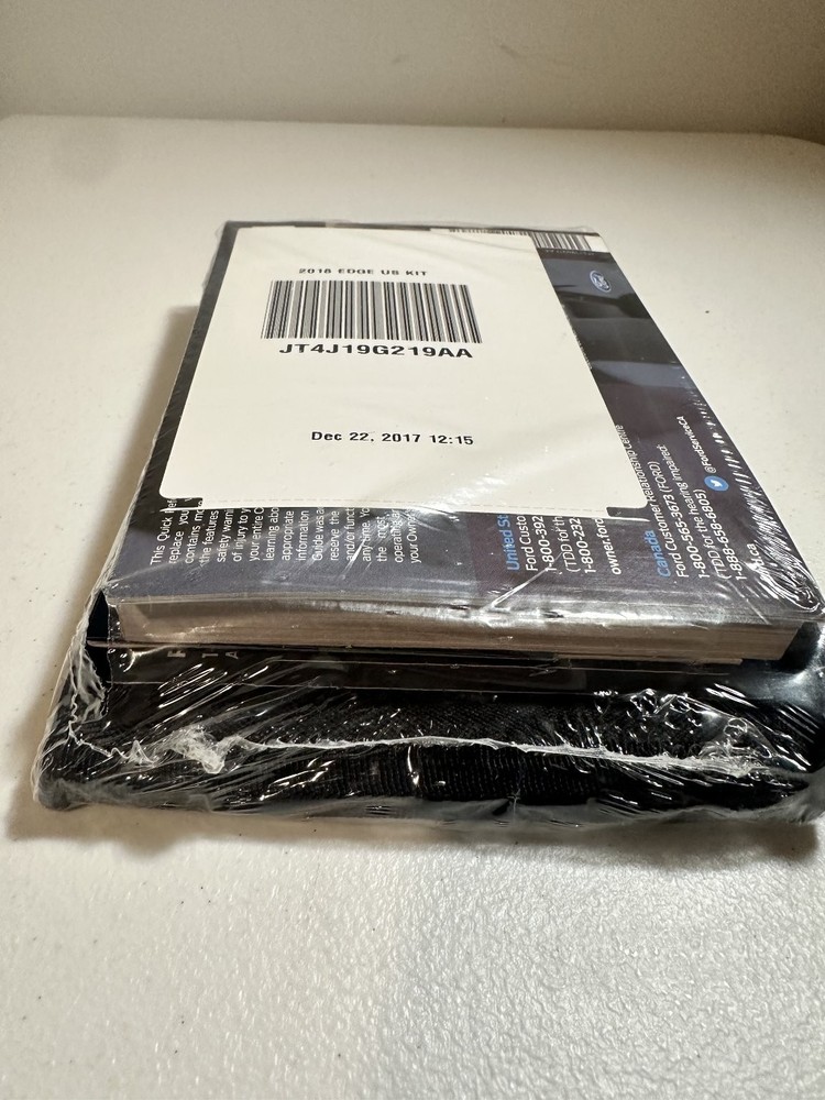 2018 Ford Edge Owner Manual Set