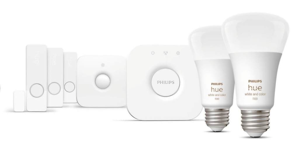 Philips - Hue Security Sensor Starter Kit -White