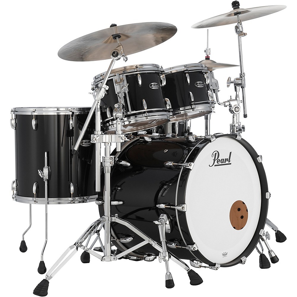 Pearl Masters Maple 4-Piece Shell Pack Piano Black
