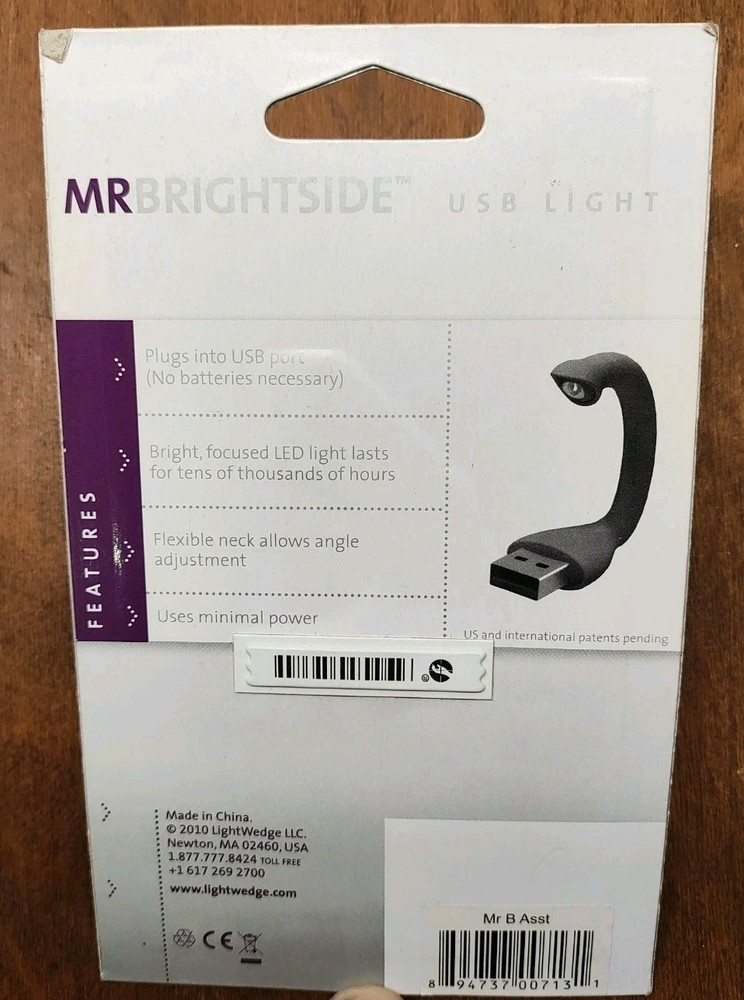 Lightwedge MRBRIGHTSIDE Flexible Small USB LED Light