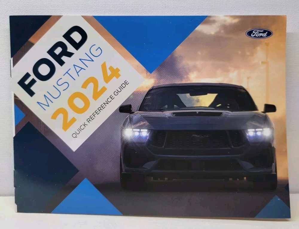 2024 FORD MUSTANG SUPPLEMENTAL OWNER GUIDE & CASE INCLUDE (SEALLED)