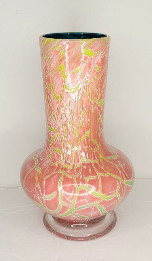 Franklin Park Conservatory 2012 Glass Vase Hand Blown Signed At Bottom