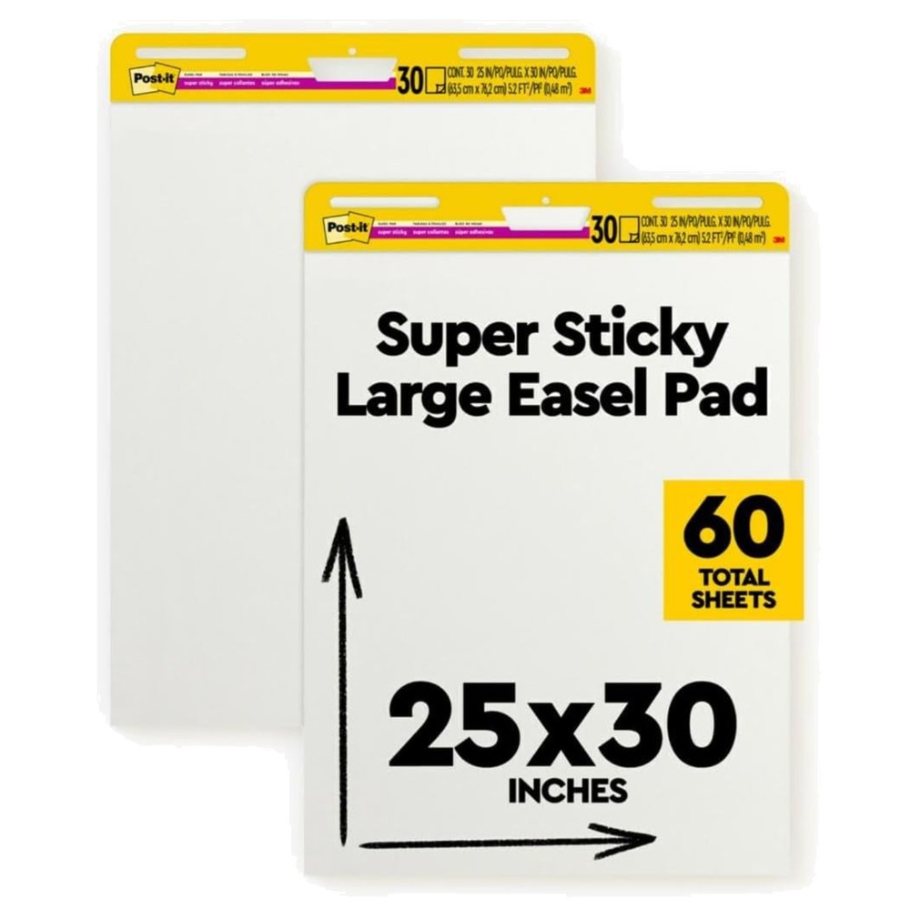 Large White Anchor Chart, Office & School Supplies, 2 Pack