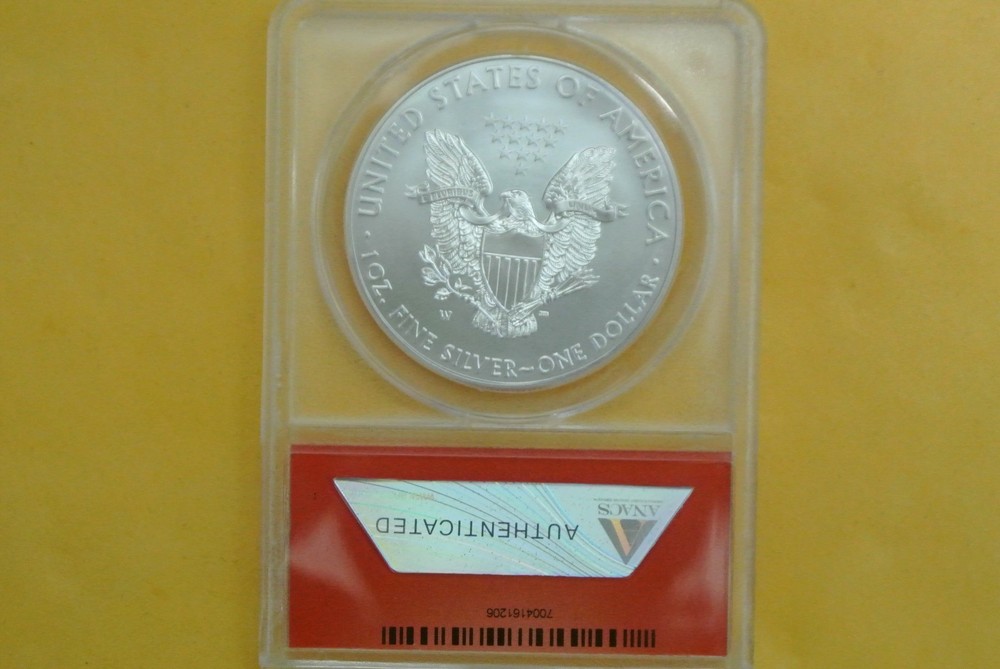 2011-W Burnished Silver Eagle - SP70 ANACS First Release