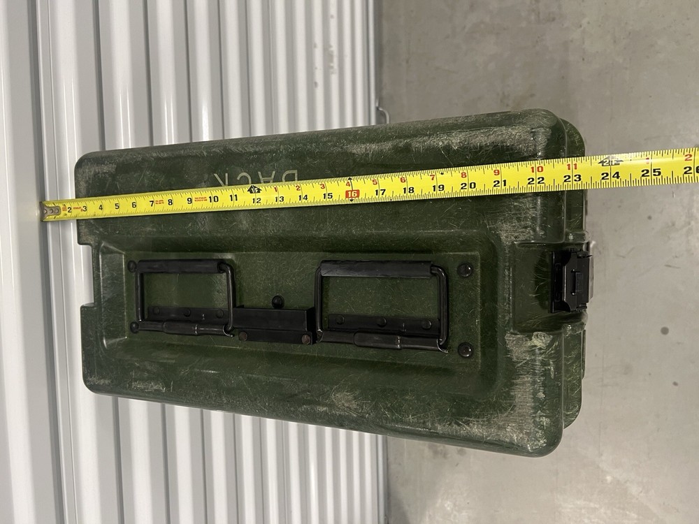 HARDIGG STYLE RACK MOUNT CASE GENERAL DYNAMICS MILITARY ELECTRONICS CRATE 34"-5U