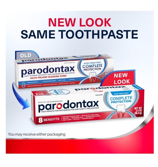 Parodontax Complete Protection Toothpaste Bleeding Gums Mint 3.4oz