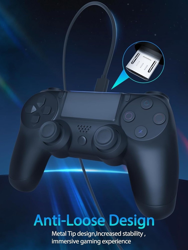 Universal 10ft Micro USB Charger for PS4 and Xbox One Controllers - Fast Charge