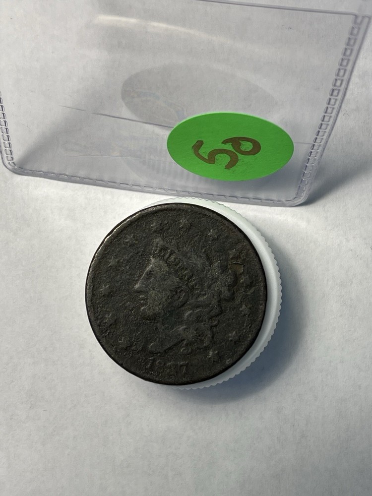 1837 Coronet Head Large Cent