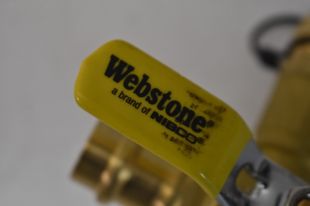 Webstone Nibco Water Heater Service Valve 3/4" x 3/4" 500 WOG Genuine OEM