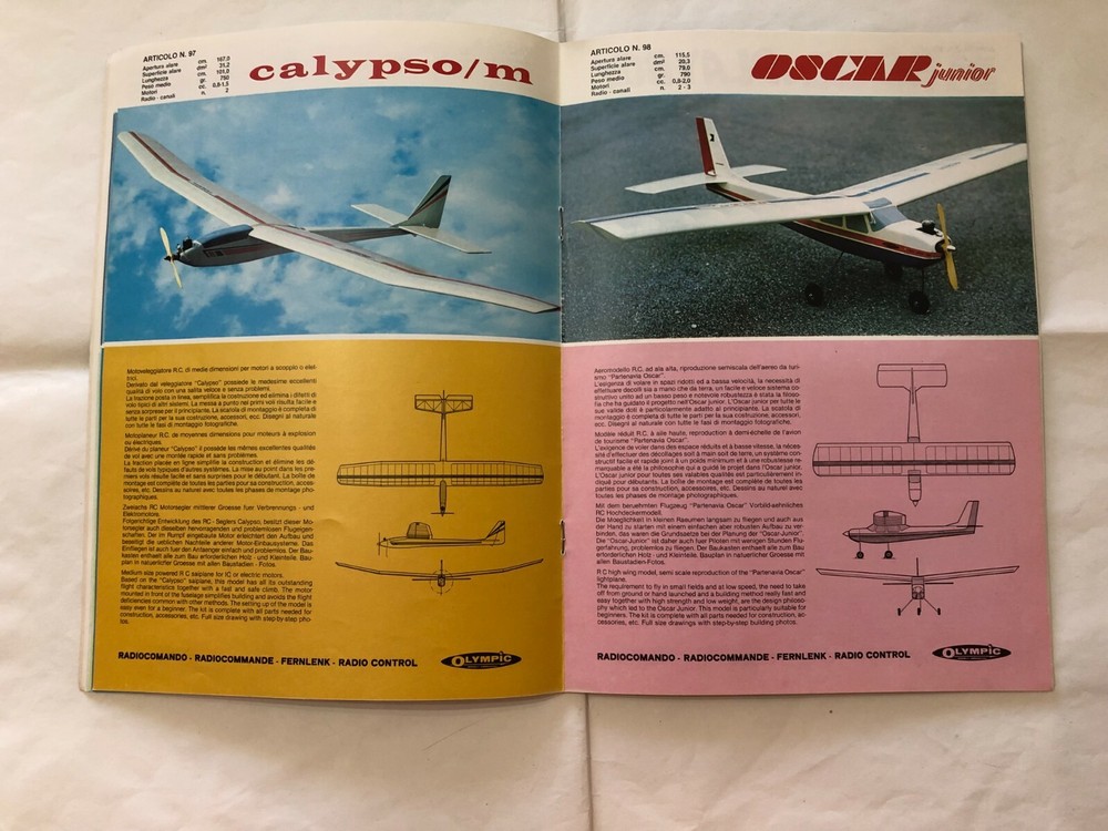 OLYMPIC CATALOG MODELS AIRCRAFT NAVAL.