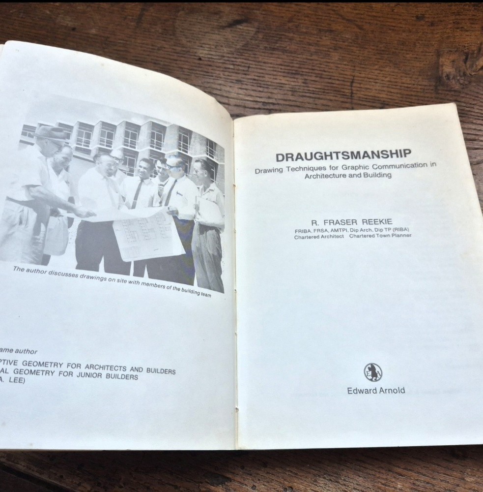 DRAUGHTSMANSHIP BOOK SECOND EDITION ,METRIC UNITS 232 PAGES 1973