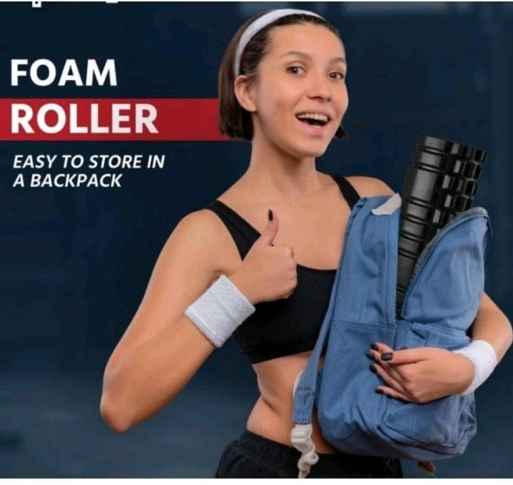 Foam Roller for Exercise Gym- Deep Tissue Body Massage Rolling Tool Purpose Back