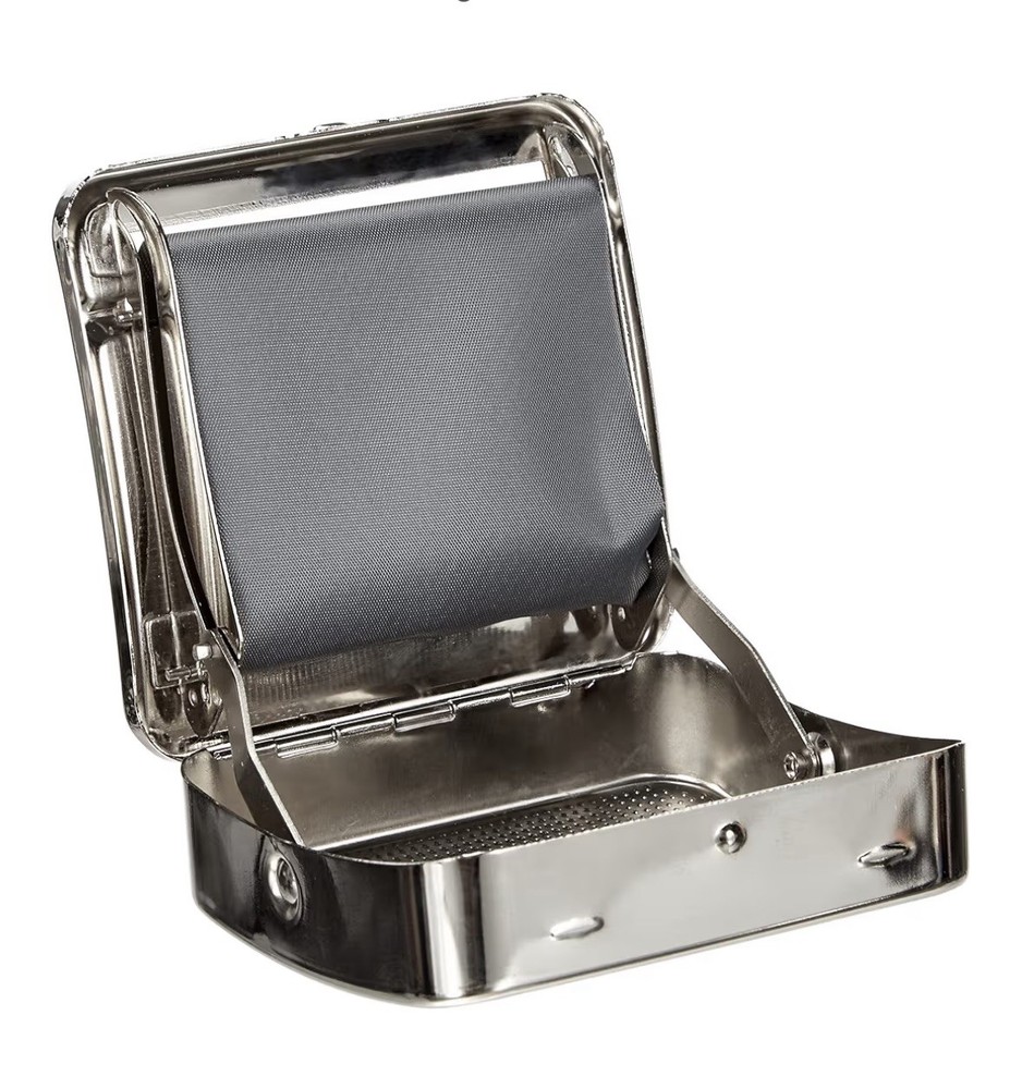 Zig-Zag Metal Cigarette Rolling Machine 70mm Easy Automatic Tobacco Roller