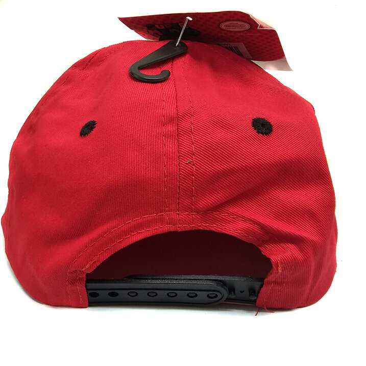 Baseball Cap - Nintendo Super Mario - Red/Black Adjustable Snapback