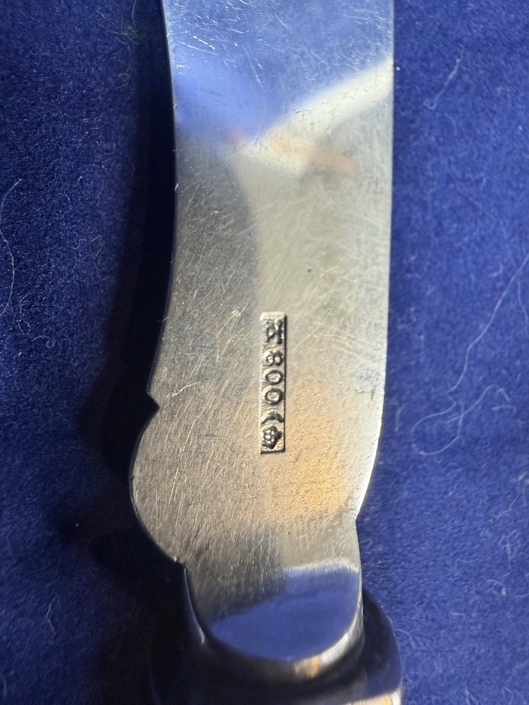 Antique 800 Silver Fish Slice and Fork Set Possibly German