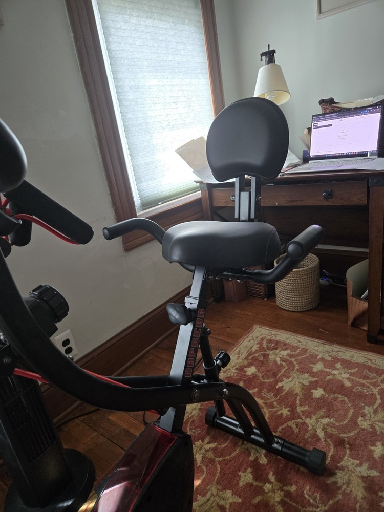 HAPBEAR Folding Upright Exercise Bike