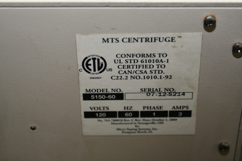 MTS Micro Typing Centrifuge 5150-60