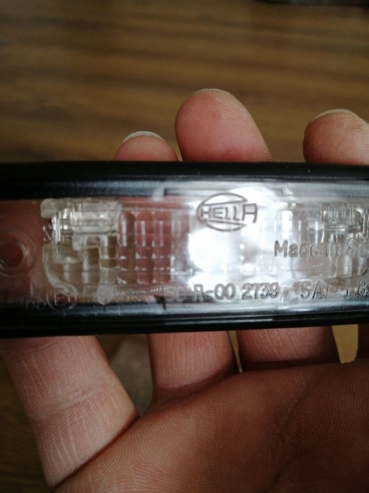 BMW E30, E12, E24, E28, E30, E23, E26, Z1, Registration plate Light, NEW, HELLA