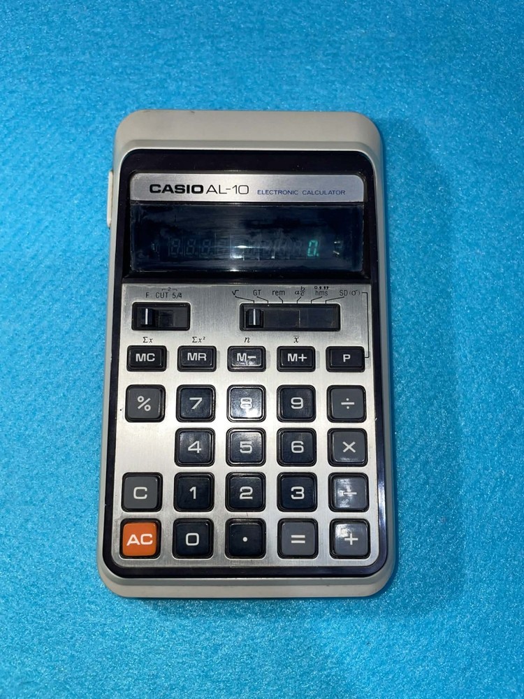 Vintage Casio AL-10 electronic Calculator Very Rare ( Read Description)