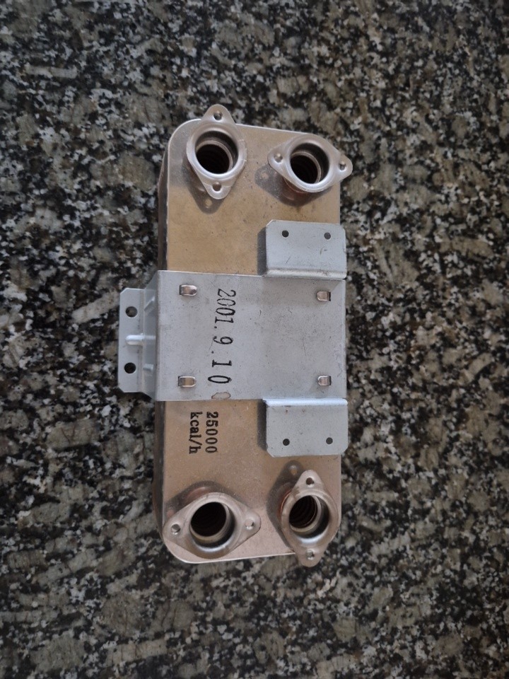 Gas Boiler 18 Plate Copper Brazed Heat Exchanger Of Unknown Orgin