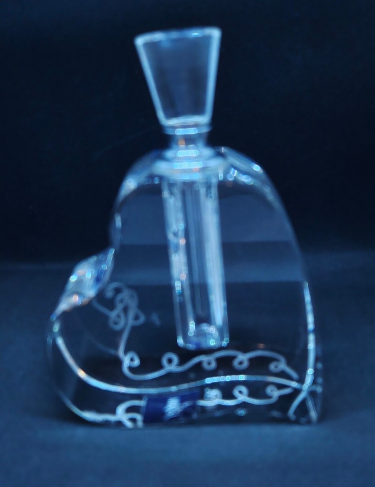 MIKASA Etched Crystal Perfume Bottle