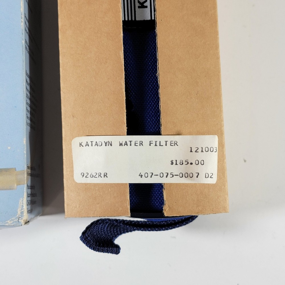 Katadyn Pocket Water Filter Backpacking New Open Box