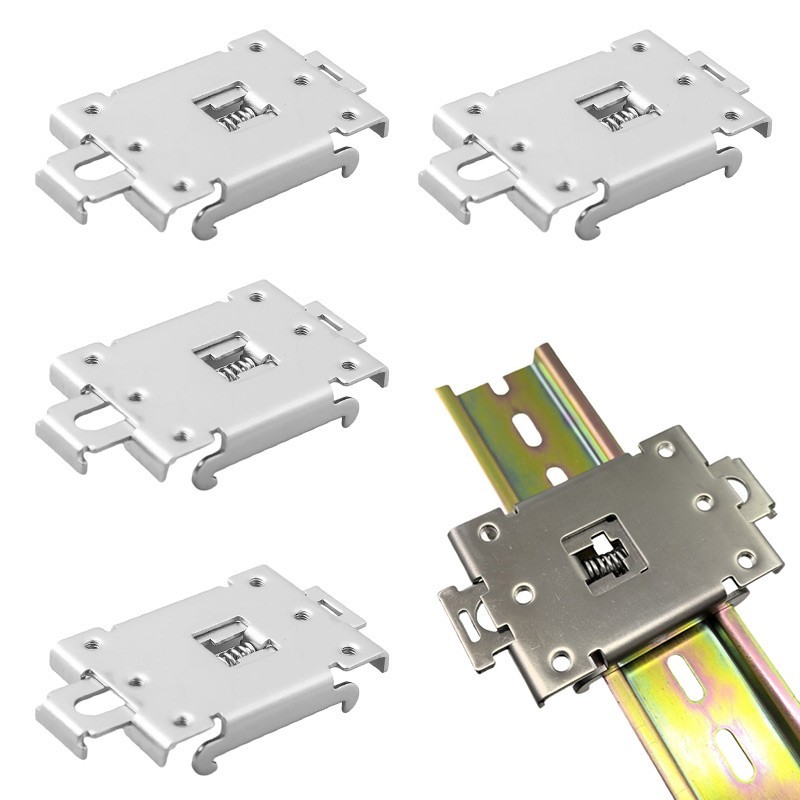 For 35 mm DIN Rail Fixed Clamp Mounting Bracket for Semiconductor Relays