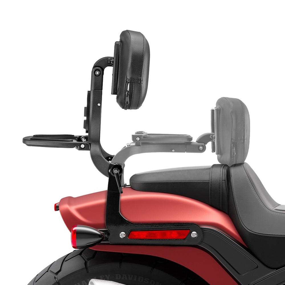 Multi-Purpose Passenger Driver Backrest For Harley-Davidson Fat Bob 2018-2024