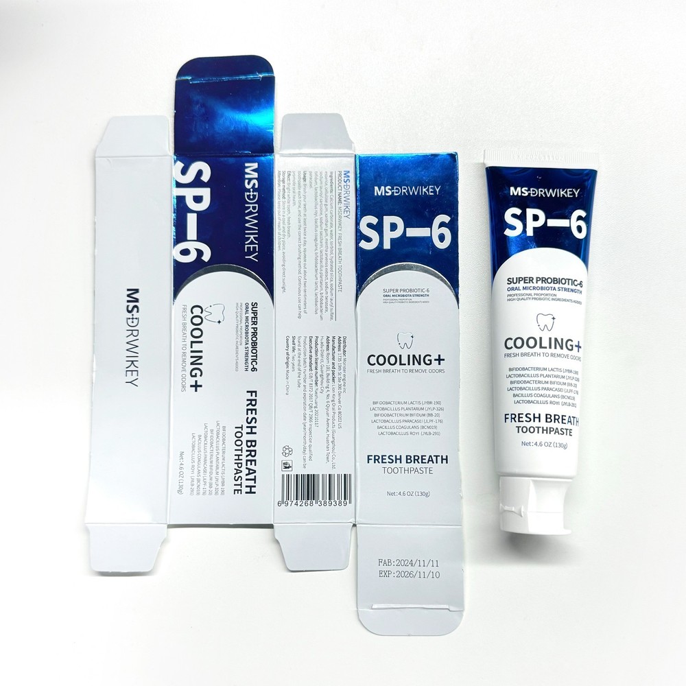MSDRWIKEY 3-Pack Toothpaste Bundle | SP-6 Whitening & Cooling & 7-Pro