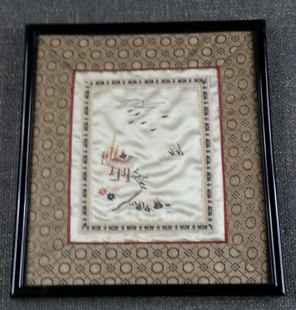 Framed Silk Art