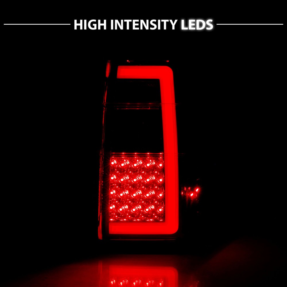 2007-2017 LED C Bar For Ford Expedition Chrome Tail Lights Replacement Pair