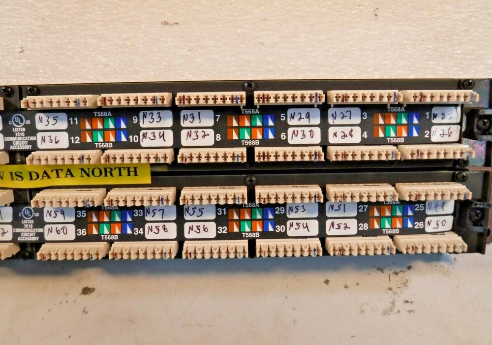 Pass & Seymour Olegrand 48845C5E 48-Port Communication Circuit Accessory Panel