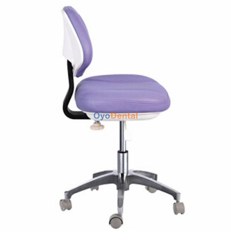 Mobile Dental Stool Doctor's Assistant Stools Mobile Chair Microfiber Leather
