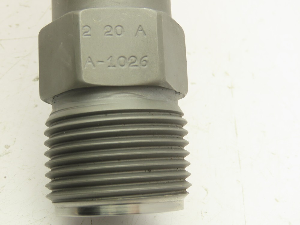PPE Plastic Process Equipment Injection Molding Nozzle 3/8" Orifice 3/4" Radius