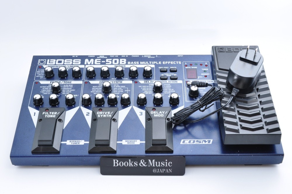 Boss ME-50B Base Multiple Effects 2011 w/Adapter Working C2B7819