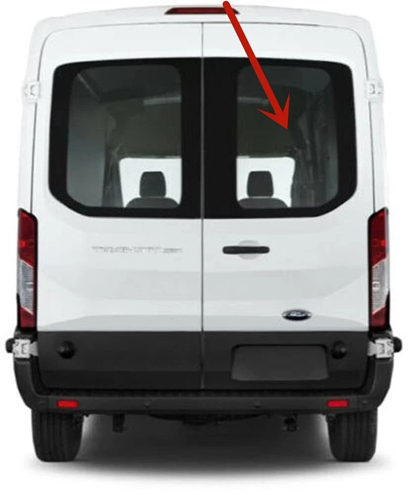 Back Window Back Glass Passenger Right Side Compatible with Ford Transit 100....