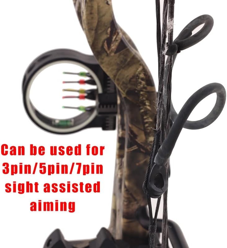 Archery Tubing 3/16 Peep Sight, Bow String Sight+Installation Tool Kit