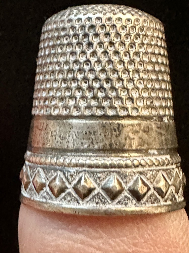 Vintage Sterling Silver Thimble