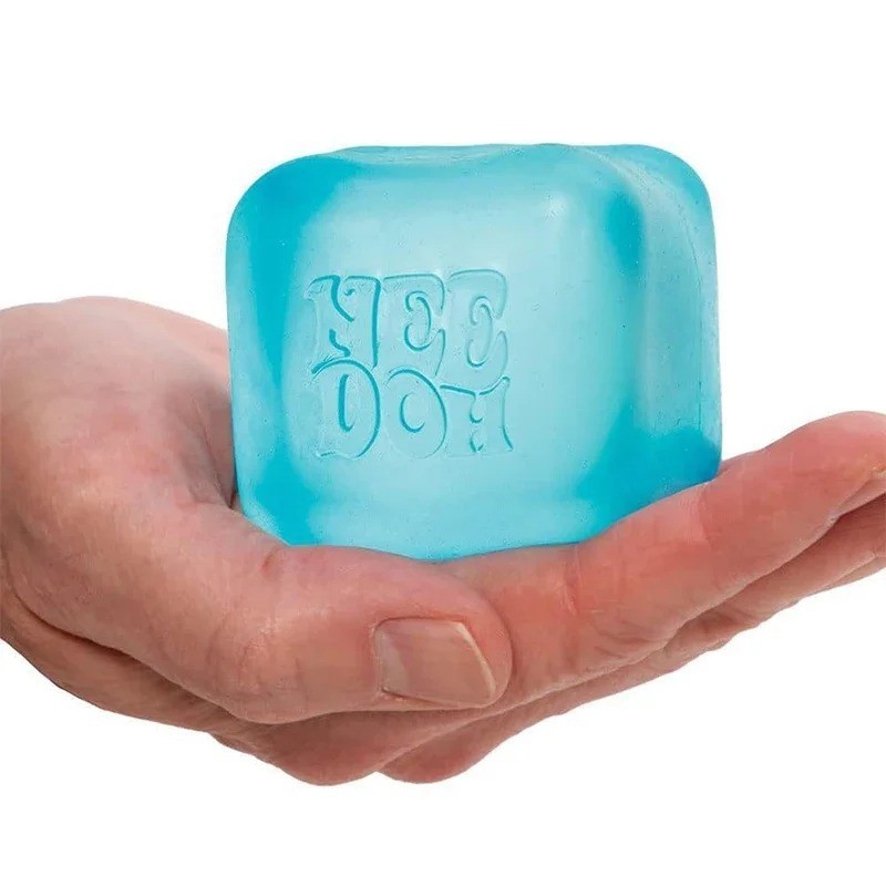 NeeDoh Nice Cube Squishy Stress Toy - Super Solid Fidget Cube, Stress Releif
