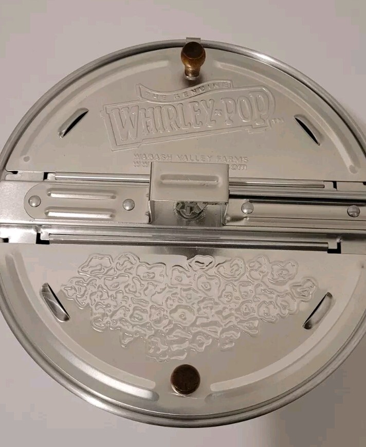 Original Whirley Pop Popcorn Maker 6 Quart Stainless Steel Open Box