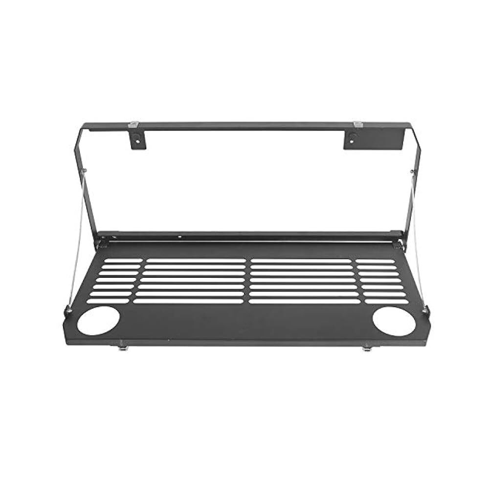 Wrangler Folding Table, Cargo Shelf 2018,2025, Keeps Gear Within Reach